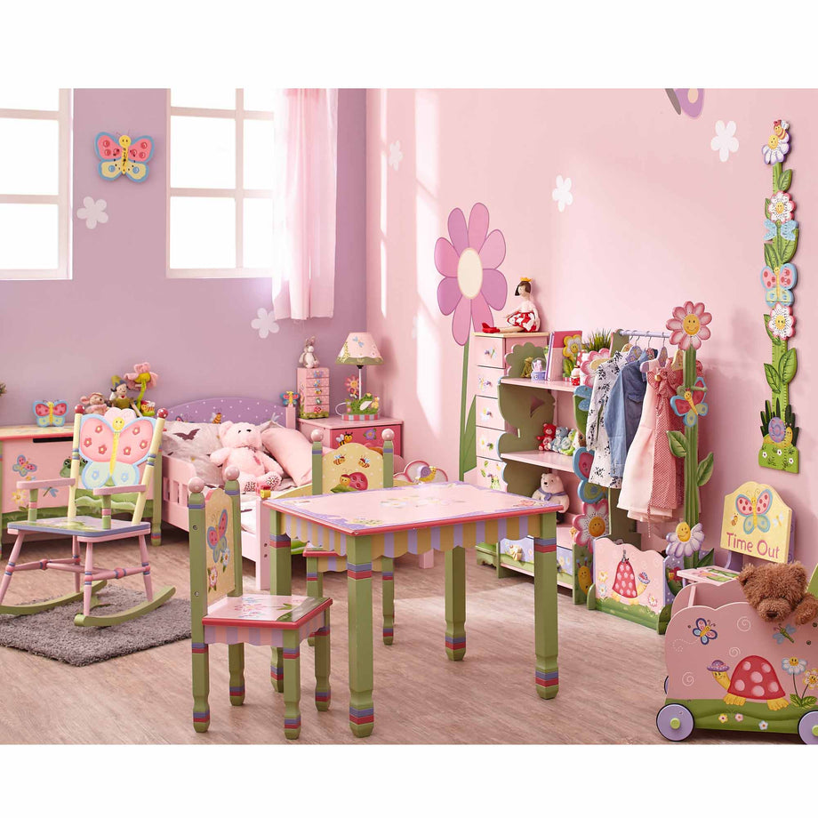 fantasyroom aufbewahrung Fantasy Fields Magic Garden Holzkiste mit 3 Schubladen für Kinder, Spi – EU