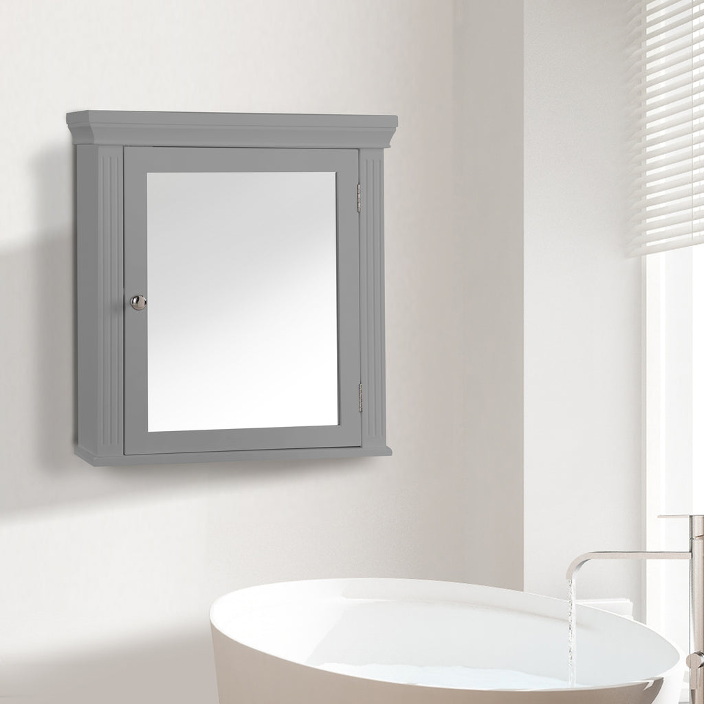 Hochschrank wandhängend ALLIANCE 1 Spiegeltür links/rechts mit softeinzung  WHITE COTTON 350 x 1600 x 349